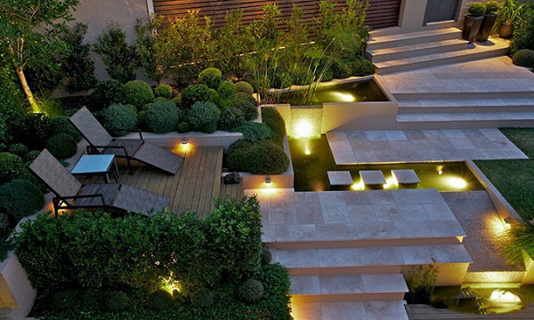 Cách lắp đặt hệ thống đèn chiếu sáng sân vườn